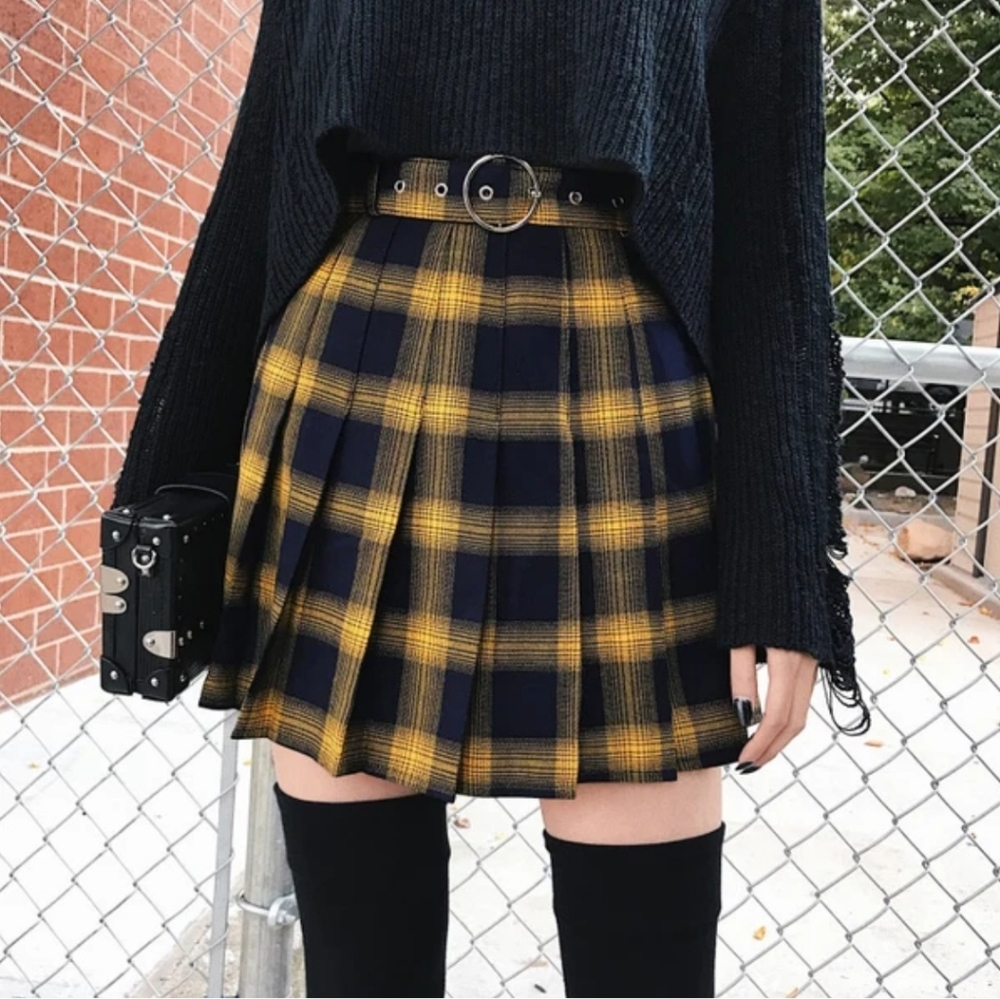 Punk Plaid Skirt